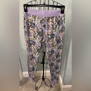 Vera Bradley Maddalena Paisley soft Extra Small XS pajama jogger pants Women